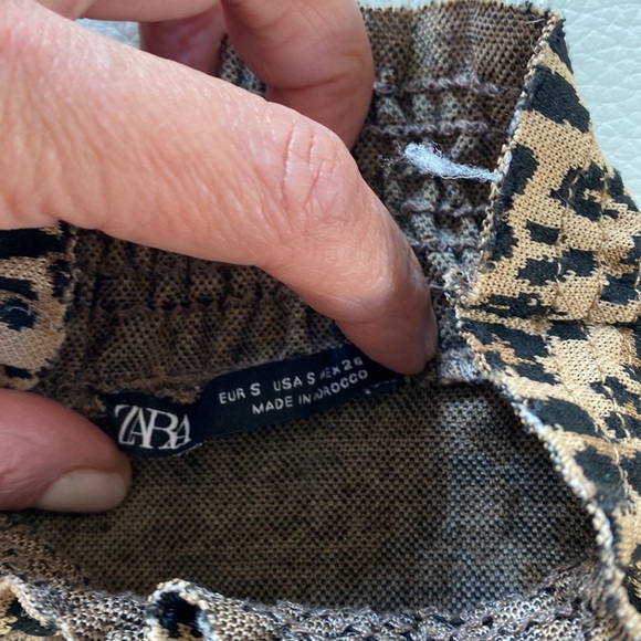 ZARA animal print top S - Picture 4 of 5